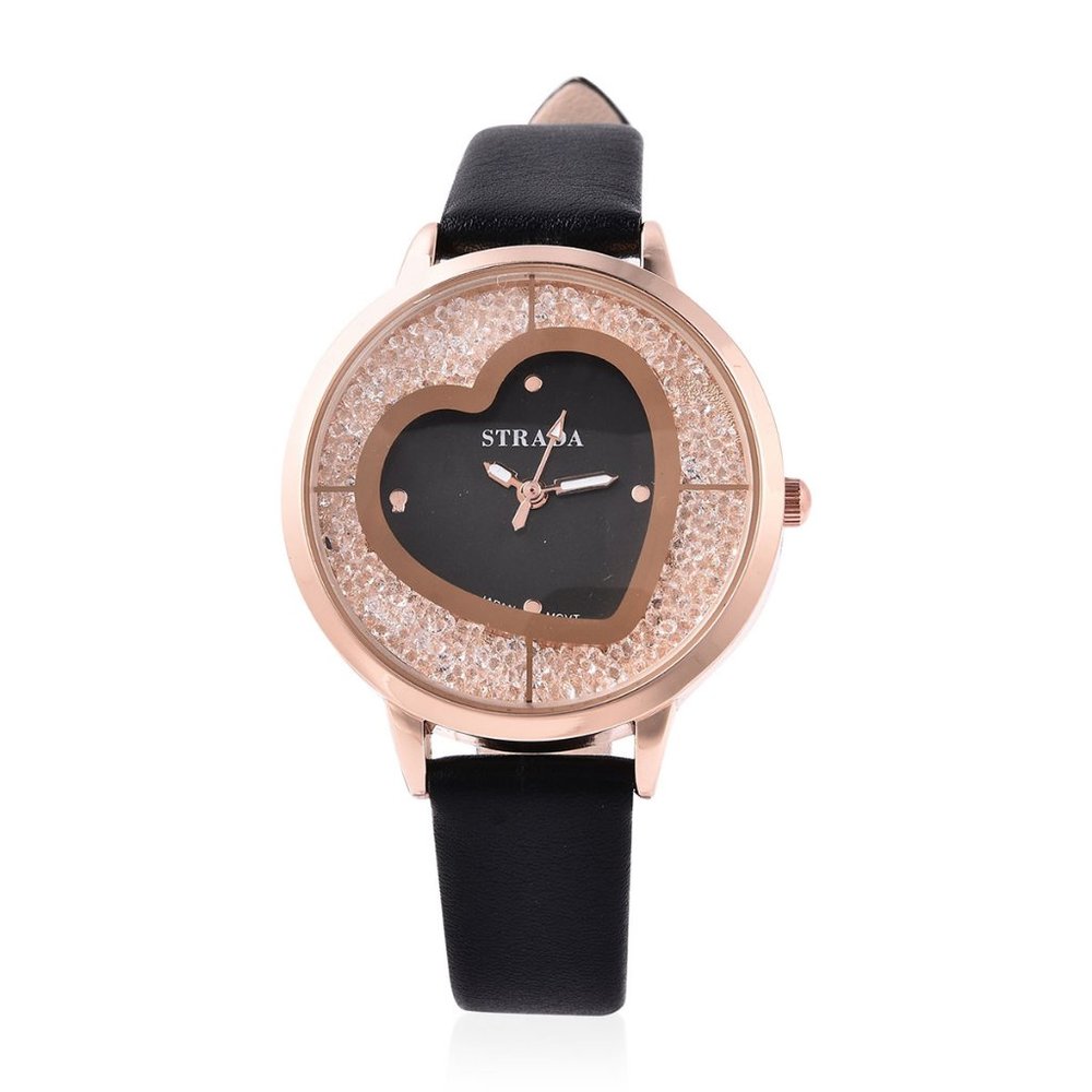 Strada Austrian Crystal watch (#EV1025)